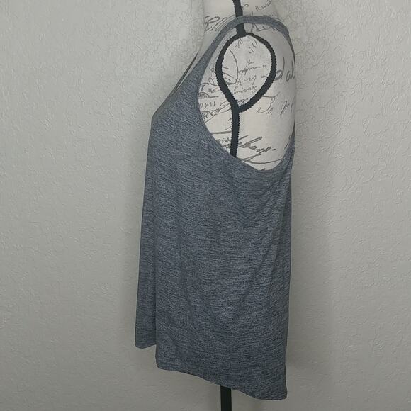 Jockey Racerback Tank Top Gray Size M - Picture 2 of 8